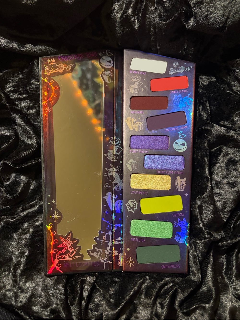 Holiday Holographic Eyeshadow Palette — Multi-Color